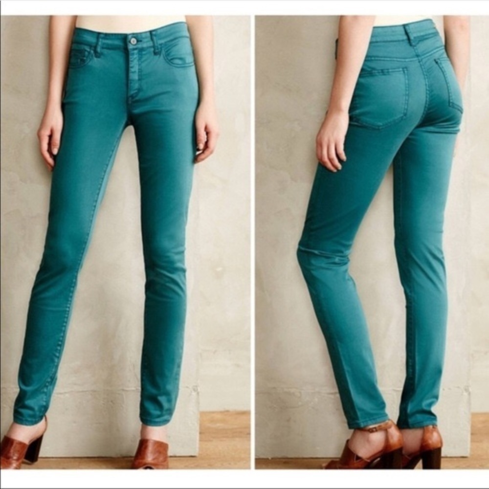 Pilcro & the Letter Press Teal Stet Knit Pants 31